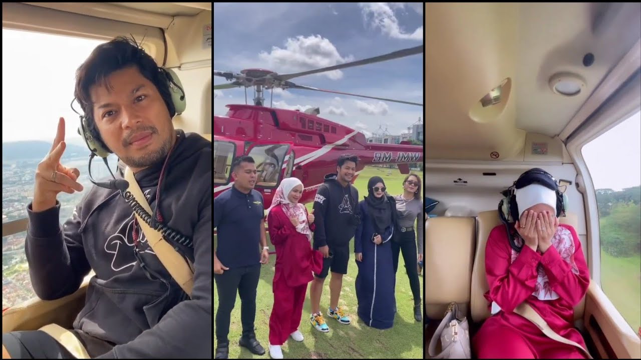 Kamal Adli || Aprena Manrose & Wanna Ali || Helicopter Joy Ride Melihat Kuala Lumpur Dari Udara