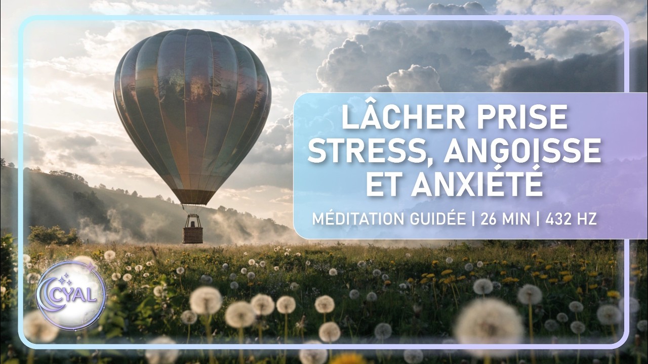 ☁️Méditation guidée | Lâcher prise, libérer le stress et calmer l'anxiété☁️