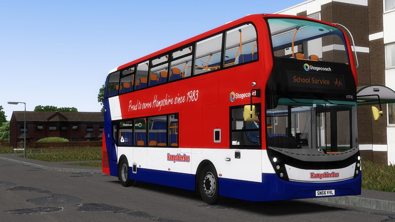 OMSI 2 - ADL Enviro 400 MMC - Stagecoach 10700 Hampshire Bus Retro Livery - Lincolnshire - Route 590
