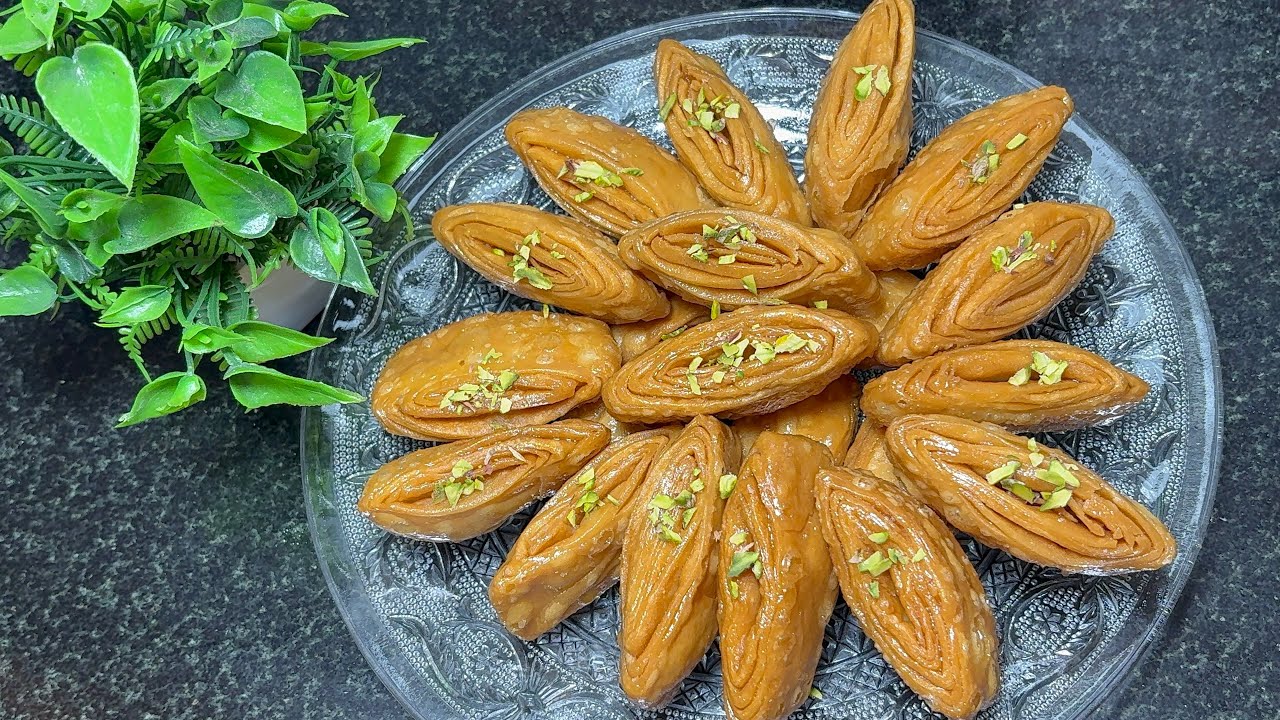 Crunchy Khaja Recipe | Traditional Sweet Khaja with Perfect Layers | Indian Sweet Pastry