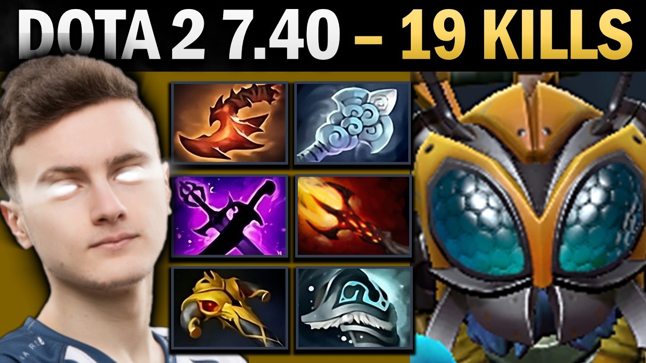 Tinker Pro Mid with 19 Kills and Windwaker - Gameplay Dota