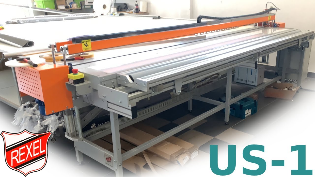Cutting table for roller blinds REXEL US-1