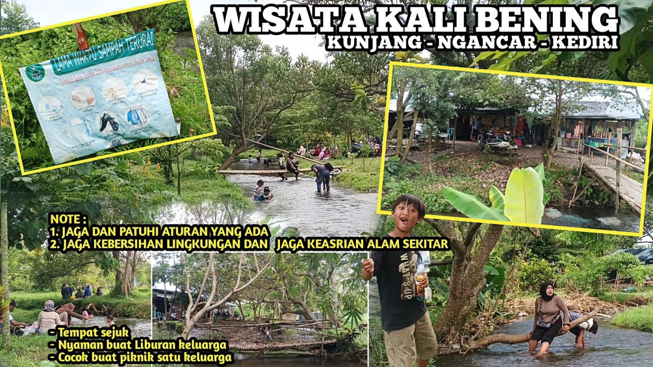 WISATA KALI BENING & CAMP KALI BENING ALAS KUNJANG NGANCAR KEDIRI #Wisatakalibening #kalibening 