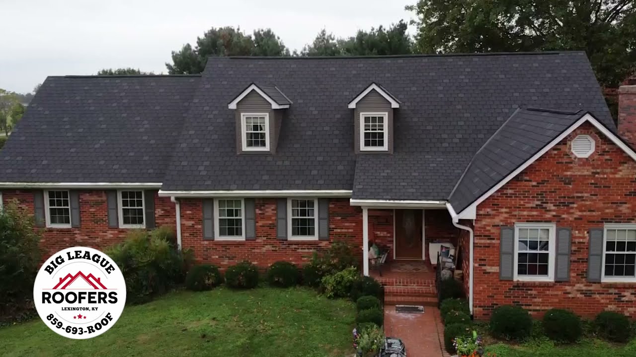 Residential Roof Before & After- Drone Footage