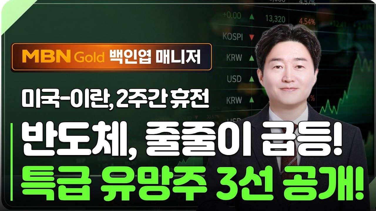 [백인엽 매니저]다음은 SK하이닉스 실적발표! 반도체 특급 유망주 3선 공개합니다!(#삼성전자 #SK하이닉스 #심텍 #이수페타시스 #현대건설)