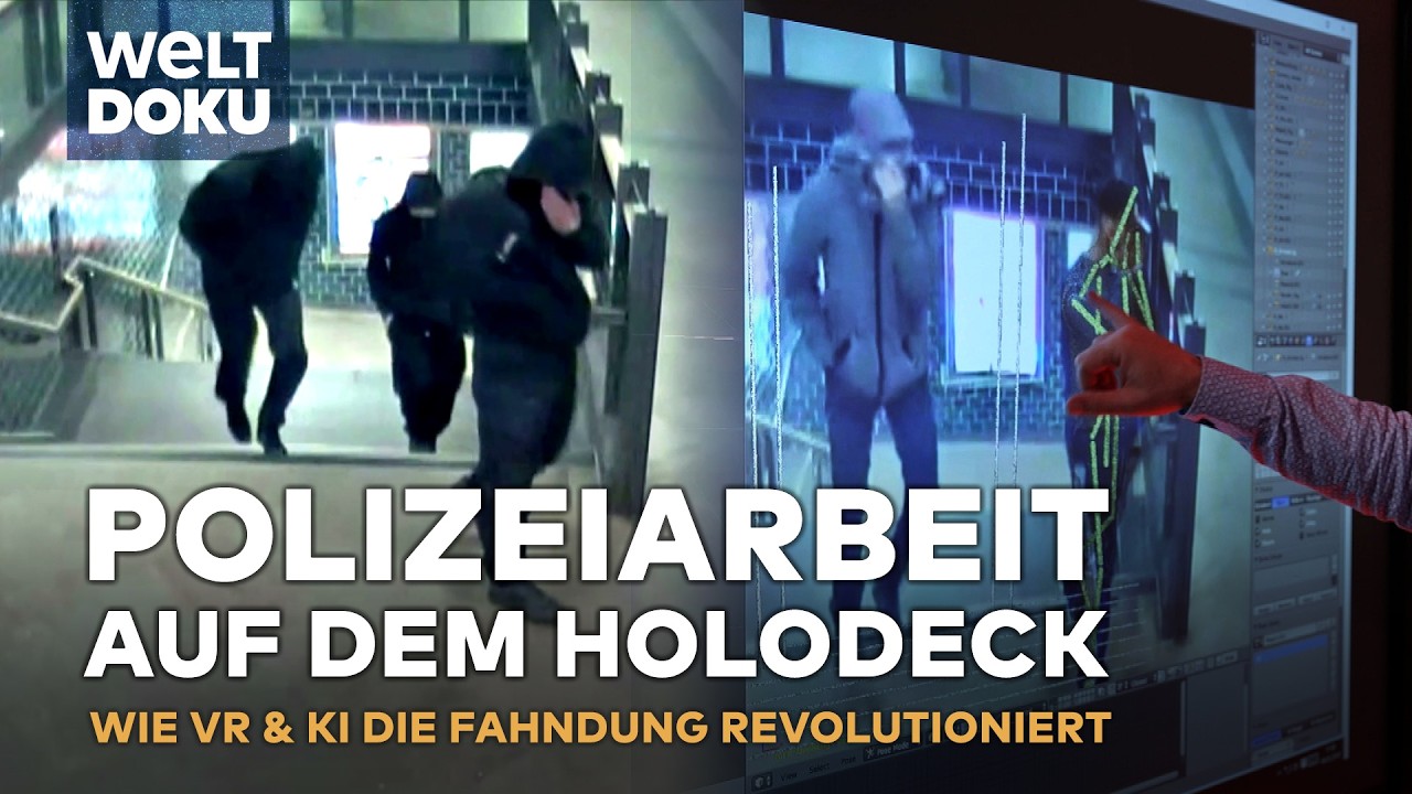 FAHNDUNG AUF DEM HOLODECK: Wie k&uuml;nstliche Intelligenz & VR die Polizeiarbeit revolutioniert |HD DOKU