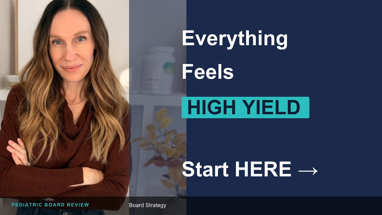 Everything Feels High-Yield — Start HERE | USMLE & COMLEX