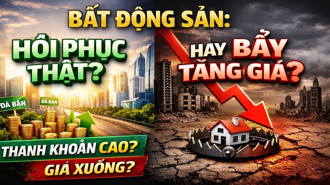 BĐS NGẦM -  Bất Động Sản 2026: Phục Hồi Thật Hay Chỉ Là Sóng Hồi Giả?