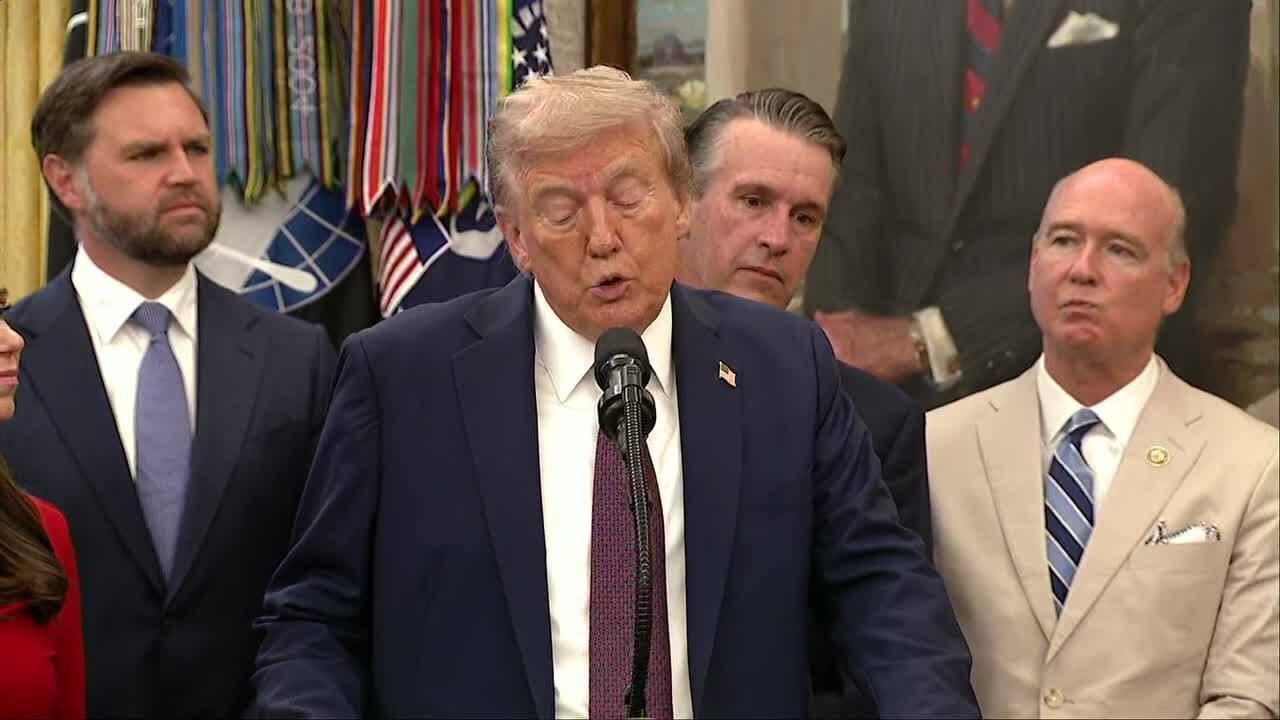 President Donald Trump: 'We have a big problem with school shootings'
