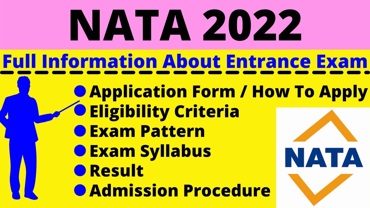 All About NATA 2022: Notification, Dates, Application, Eligibility, Pattern, Syllabus, Admit Card