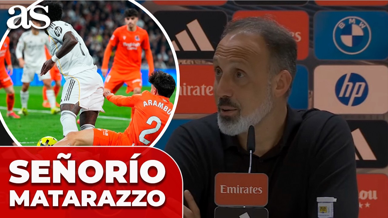 El señorío de MATARAZZO al hablar sobre los PENALTIS a VINICIUS | REAL MADRID 4 - REAL SOCIEDAD 1