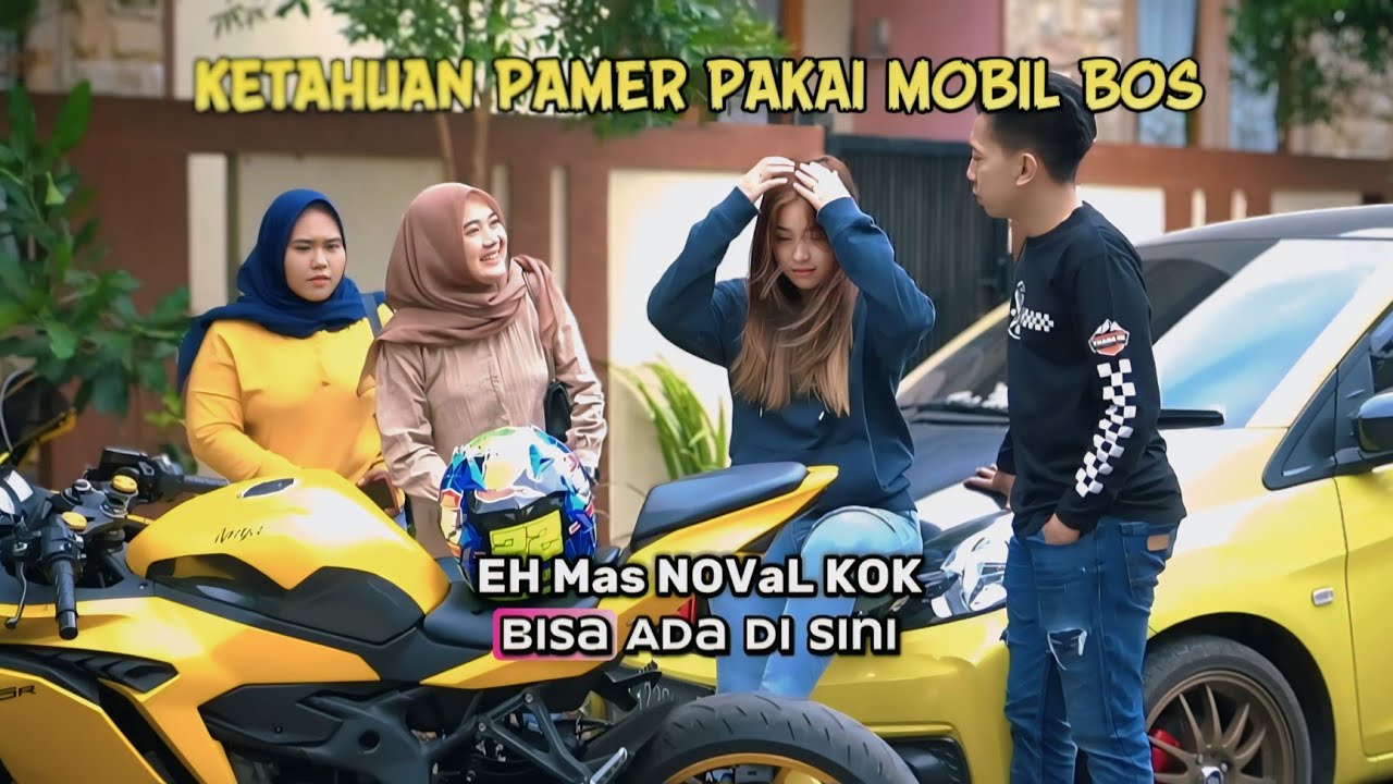 KETAHUAN BOS MUDA CEWEK INI PAMER BERGAYA HEDON DIDEPAN TEMANNYA, Ternyata salah orang..