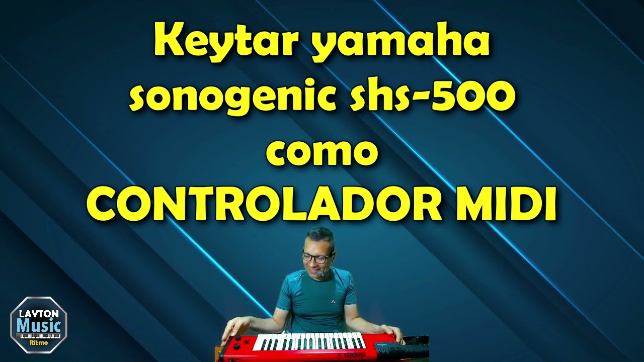 CONECTAR MIDI / Keytar Yamaha SHS 500 como CONTROLADOR MIDI para hacer pistas en tu PC español 2024