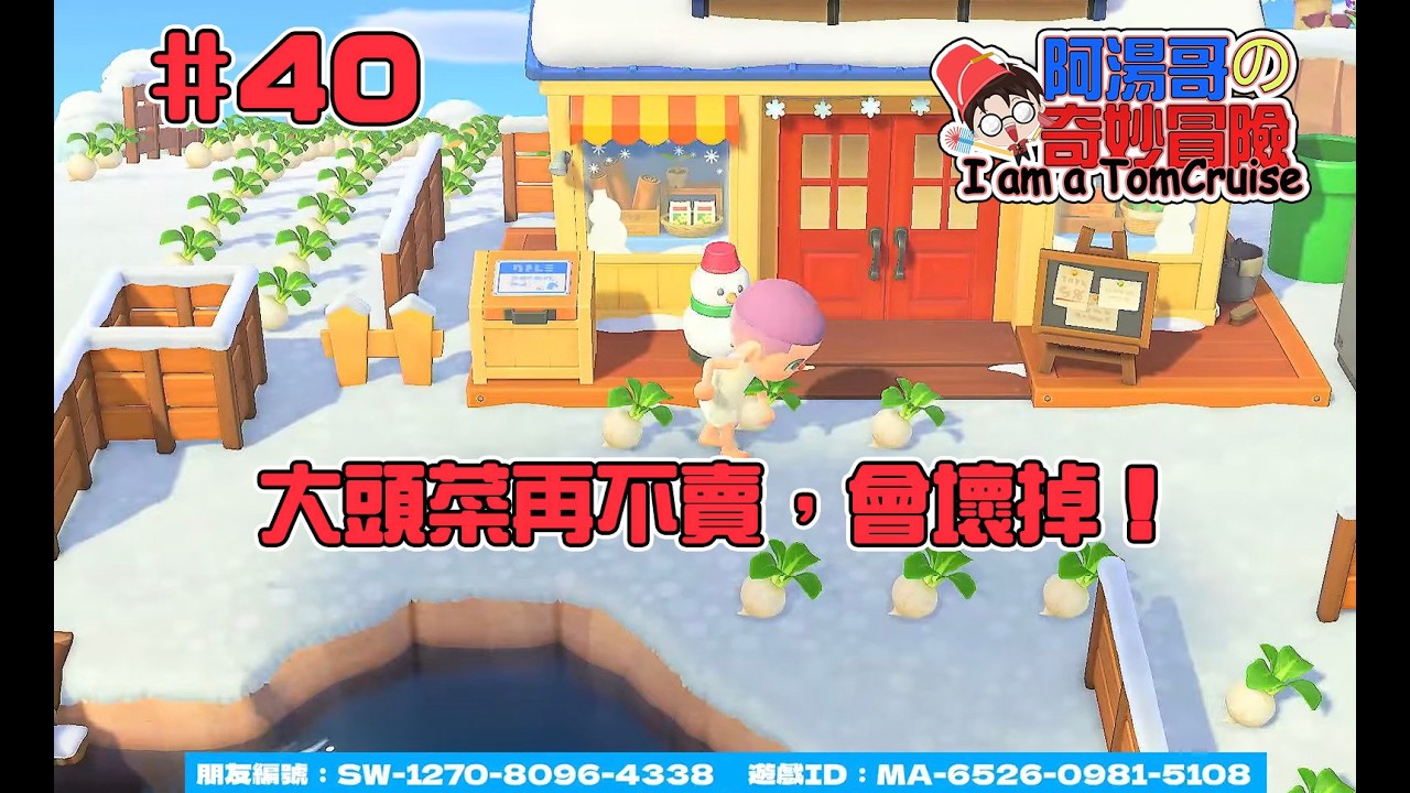 #40【#集合啦！動物森友會】大頭菜再不賣，會壞掉！ #Animal Crossing: New Horizons #あつまれ どうぶつの森