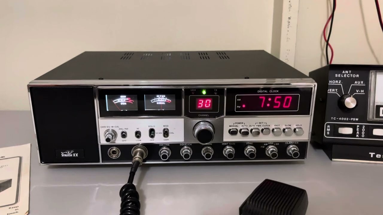 Stalker XX EXPORT VERSION AM/fm/SSB Cb radio demo