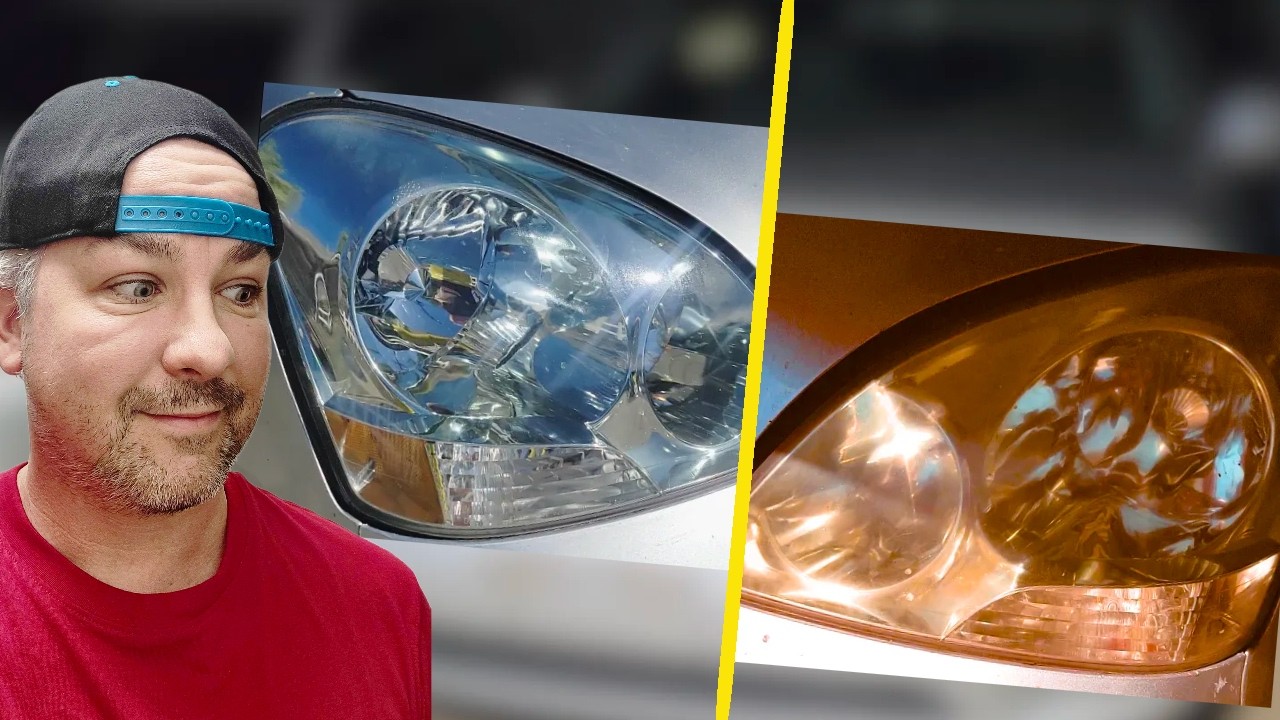 LS430 Headlight Restoration (Works On Any Plastic Headlight)