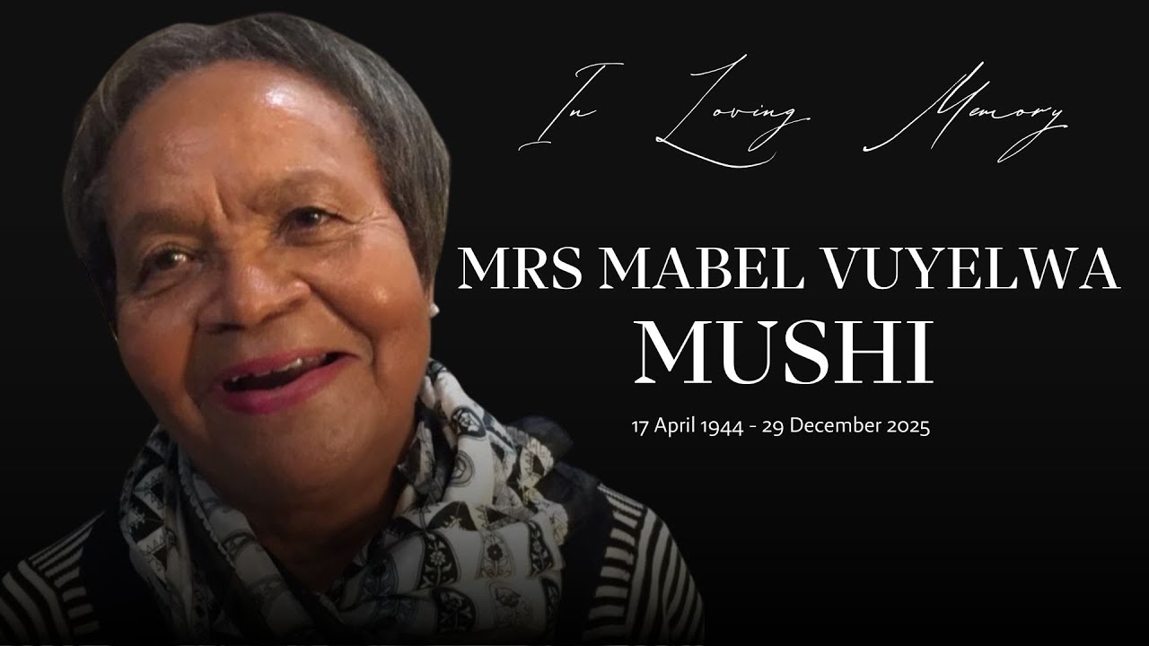 Mrs Mabel Vuyelwa Mushi Funeral Service