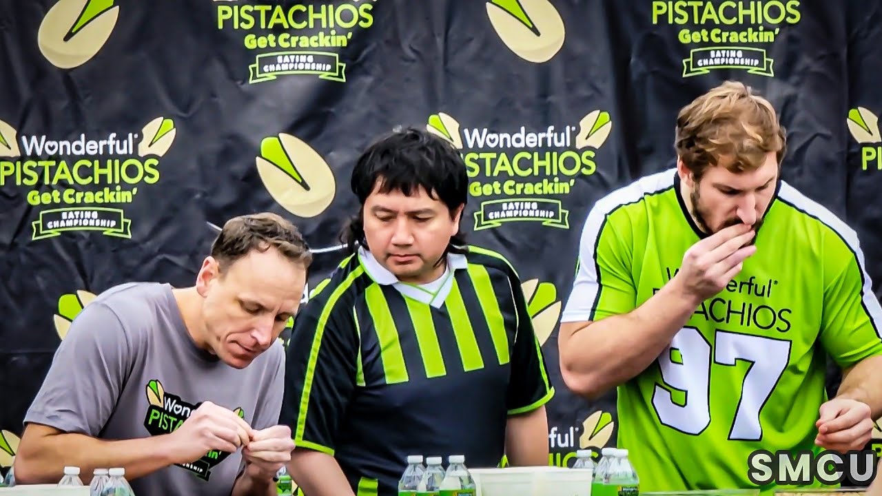 Pistachio Pandemonium: Competitive Eaters Go Nuts in 2nd Annual Wonderful Pistachios Eating Frenzy