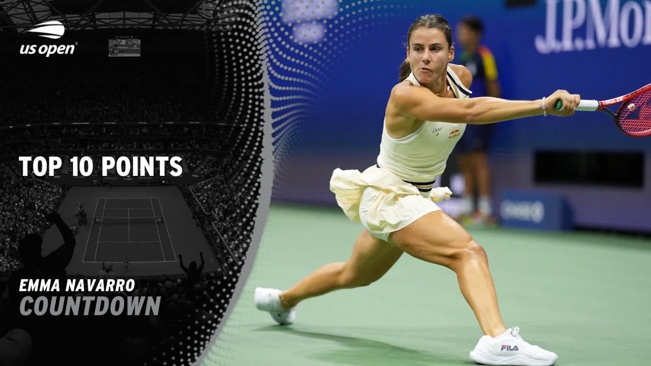 Emma Navarro Top 10 Points | 2024 US Open