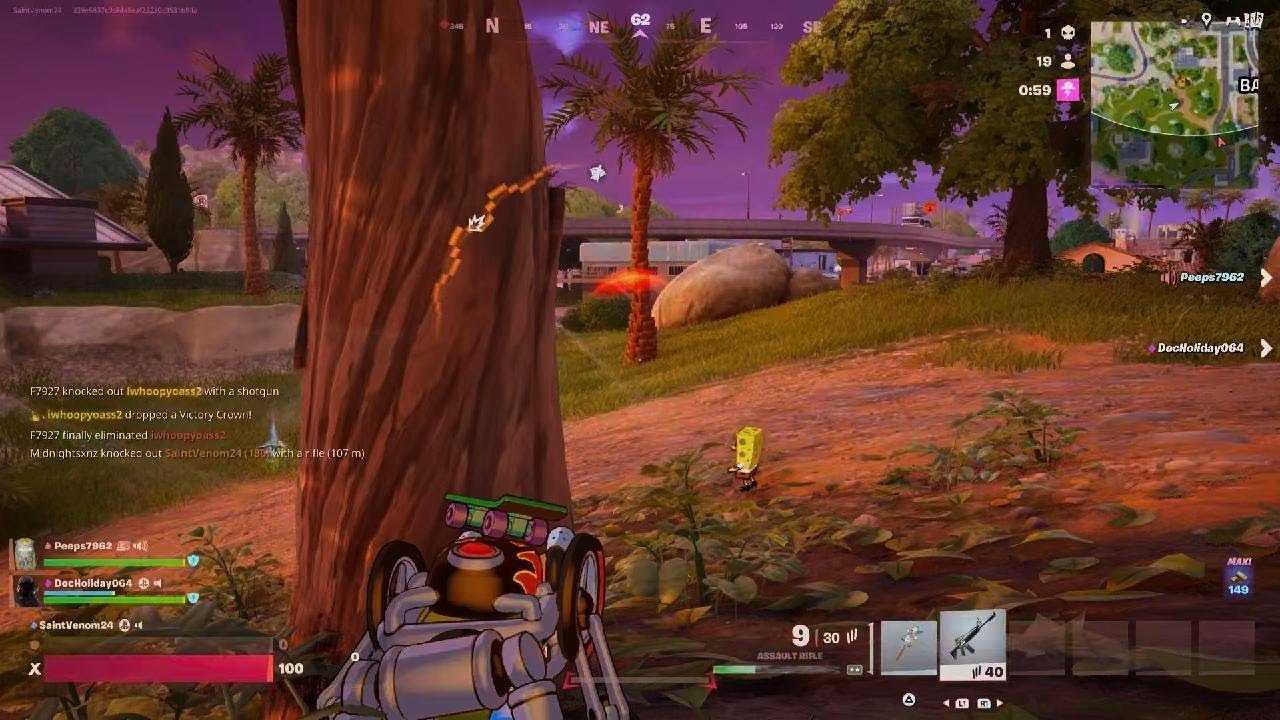 Crazy Fortnite reload win with @hiimpeeps And @docHolliday