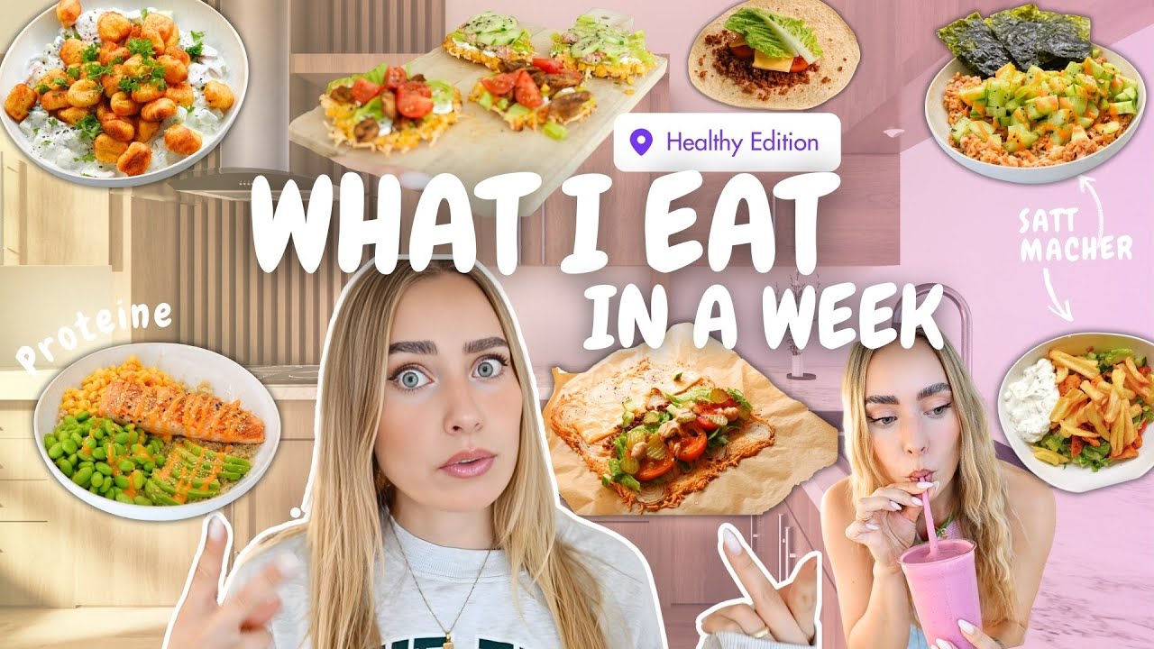 WHAT I EAT IN A WEEK #1 🥦 gesunde und einfache Rezepte ✨ High Protein