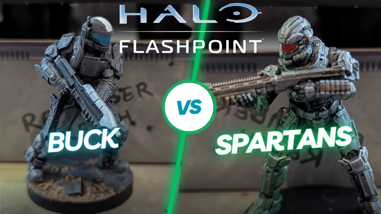 ODST Buck Vs Spartans ~ Halo: Flashpoint Battle Report #10 [Husky Raid Siege]