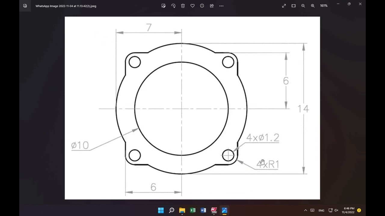 how to generate simple 2d drawing on mastercam 2021 part -1