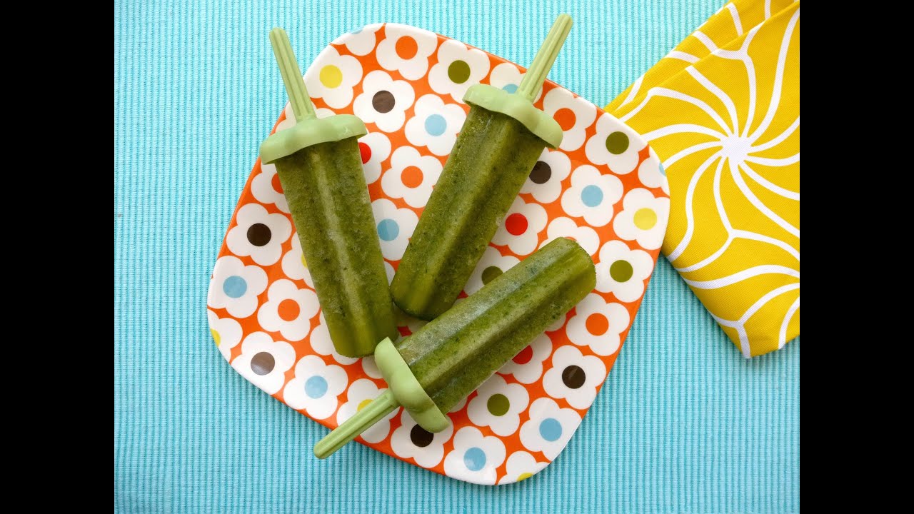 Healthy Summer Desserts for Children: How to Make Green Ice Pops - Weelicious