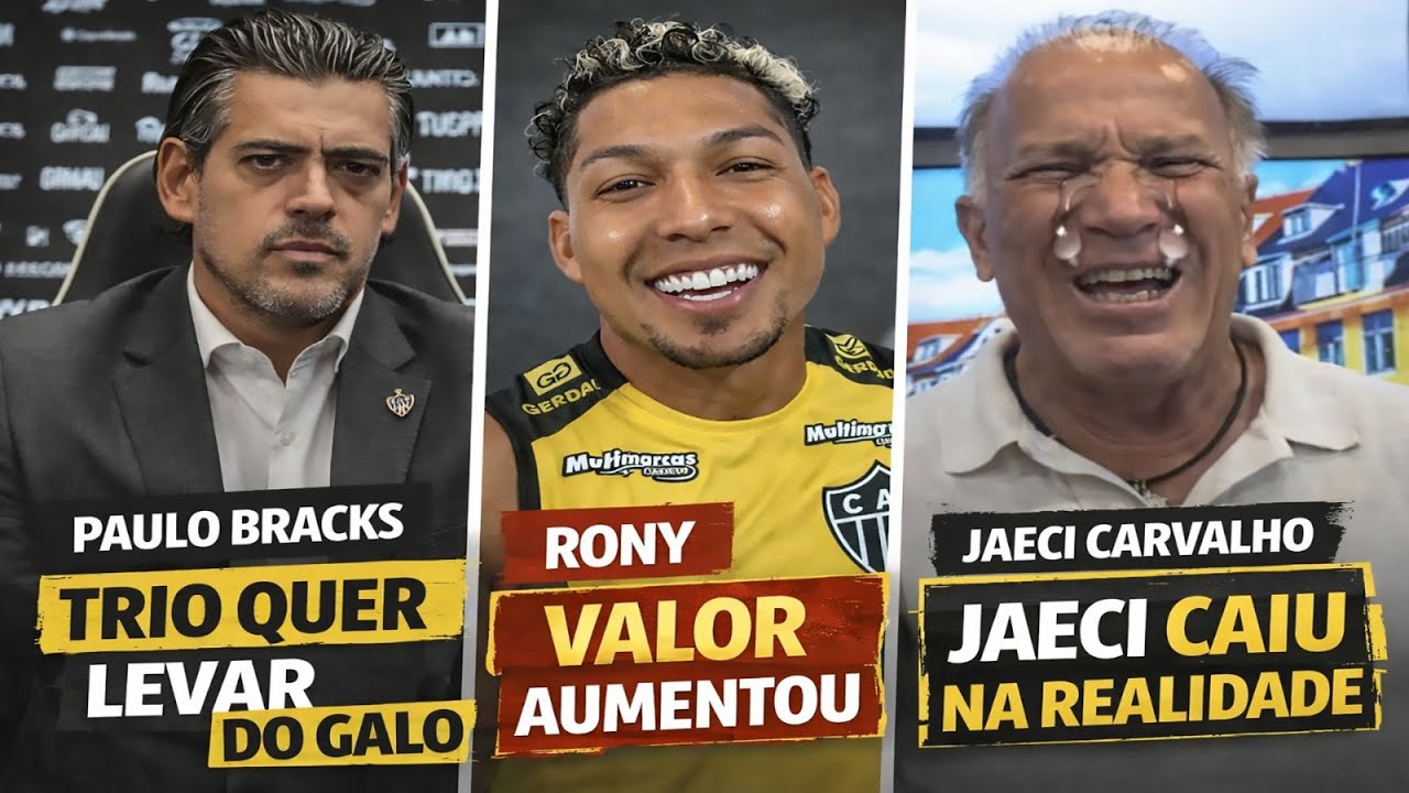 🎯 TRIO QUER ATACANTE DO ATLÉTICO 🤑 VALOR AUMENTOU NO GALO 😂 JAECI CAIU NA REALIDADE | #galo