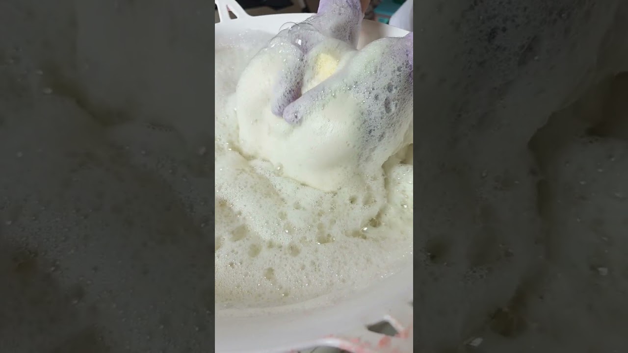 Long Version / Laundry Bar Combo 🩷 PeaChy Suds turns into Green Suds