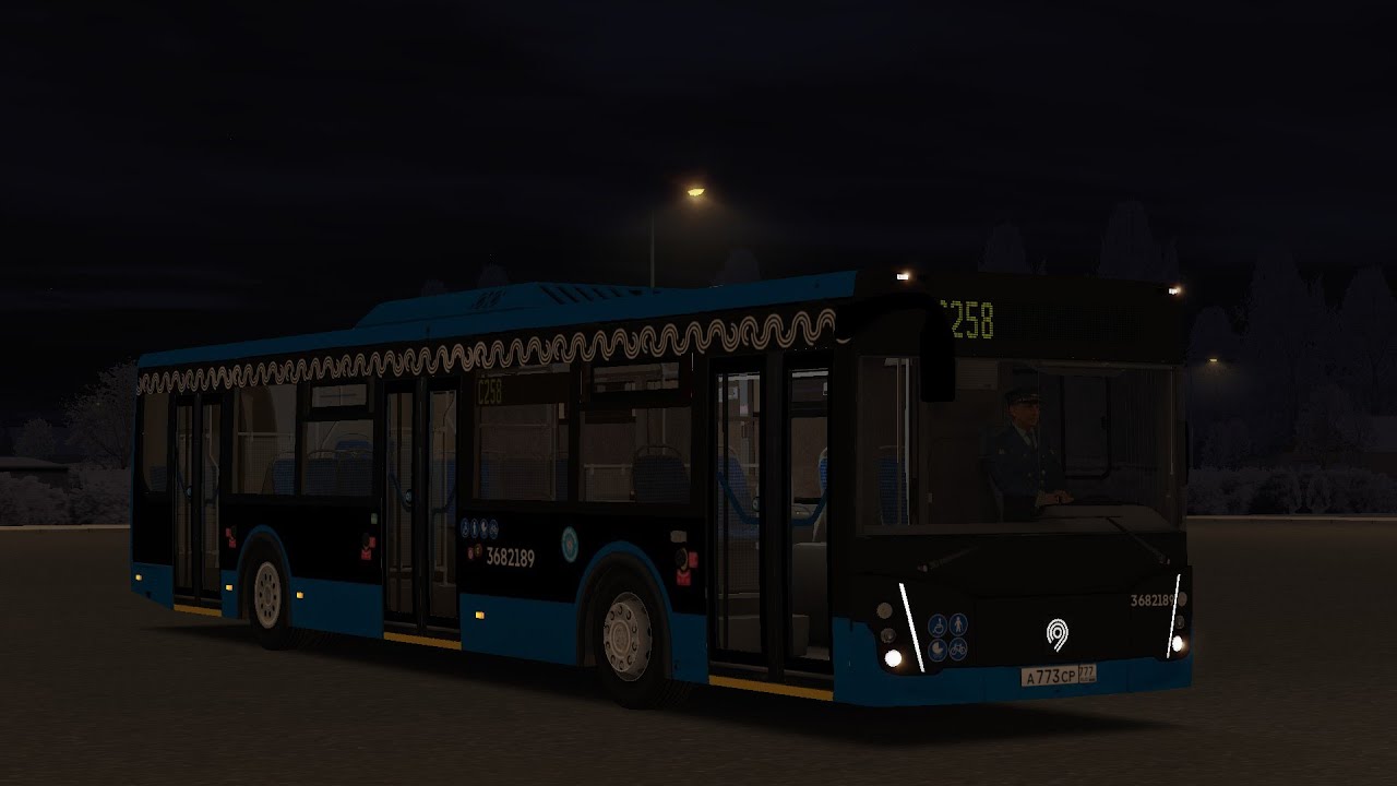 OMSI 2 LiAZ_5292.65_2023 Запад Москвы , маршрут c258 + ГОЛОСОВОЙ ИНФОРМАТОР