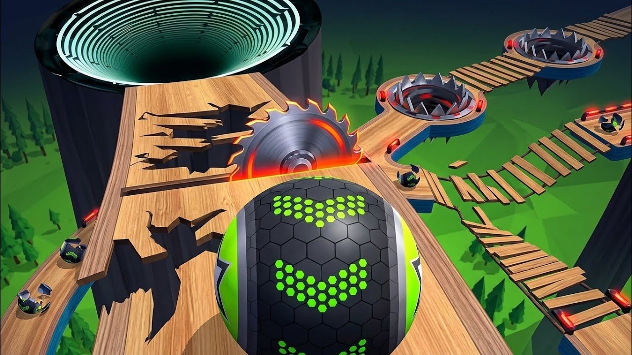 Going Balls, SpeedRun fast portal open ASMR ios android walkthrough gameplay Level 165