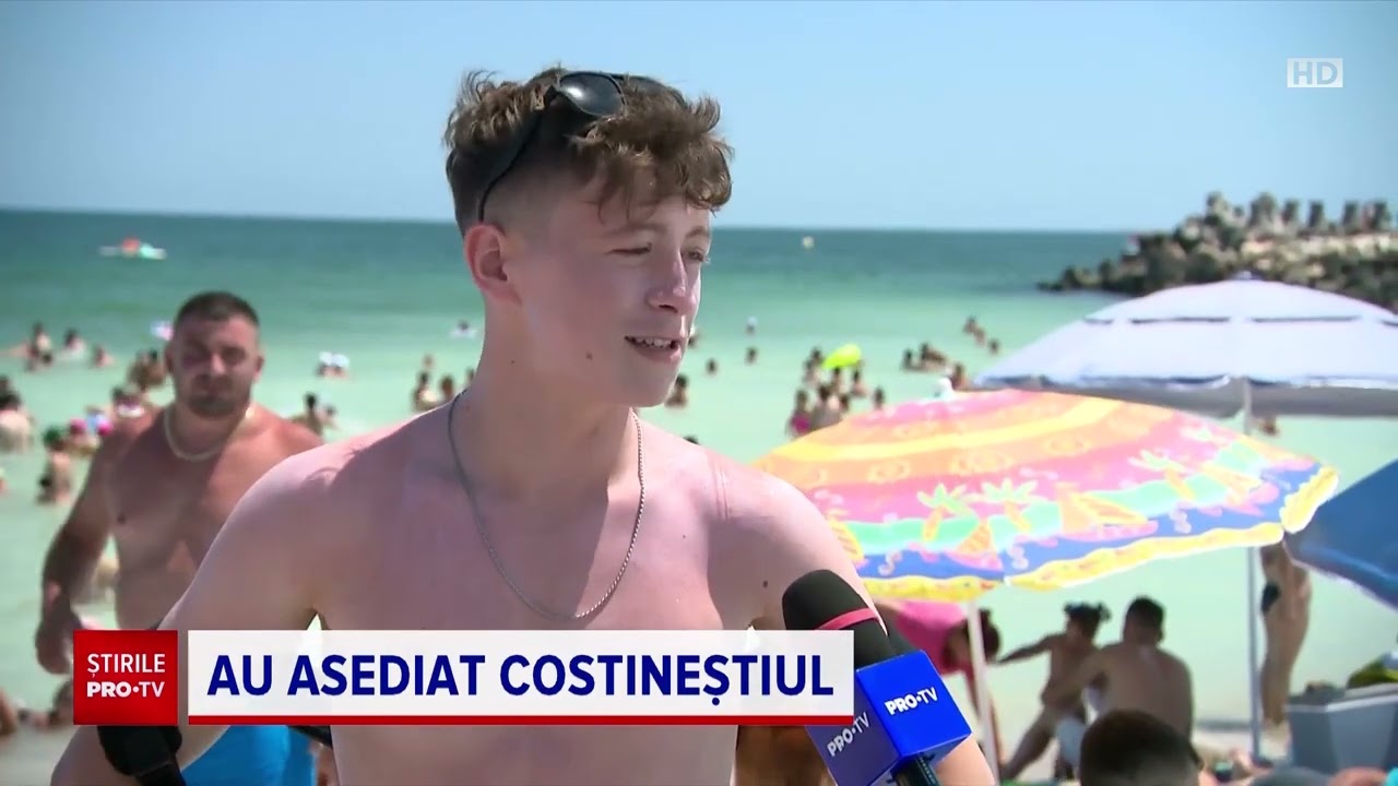 Litoralul e atât de aglomerat, că nu mai ai loc nici să calci pe plajă