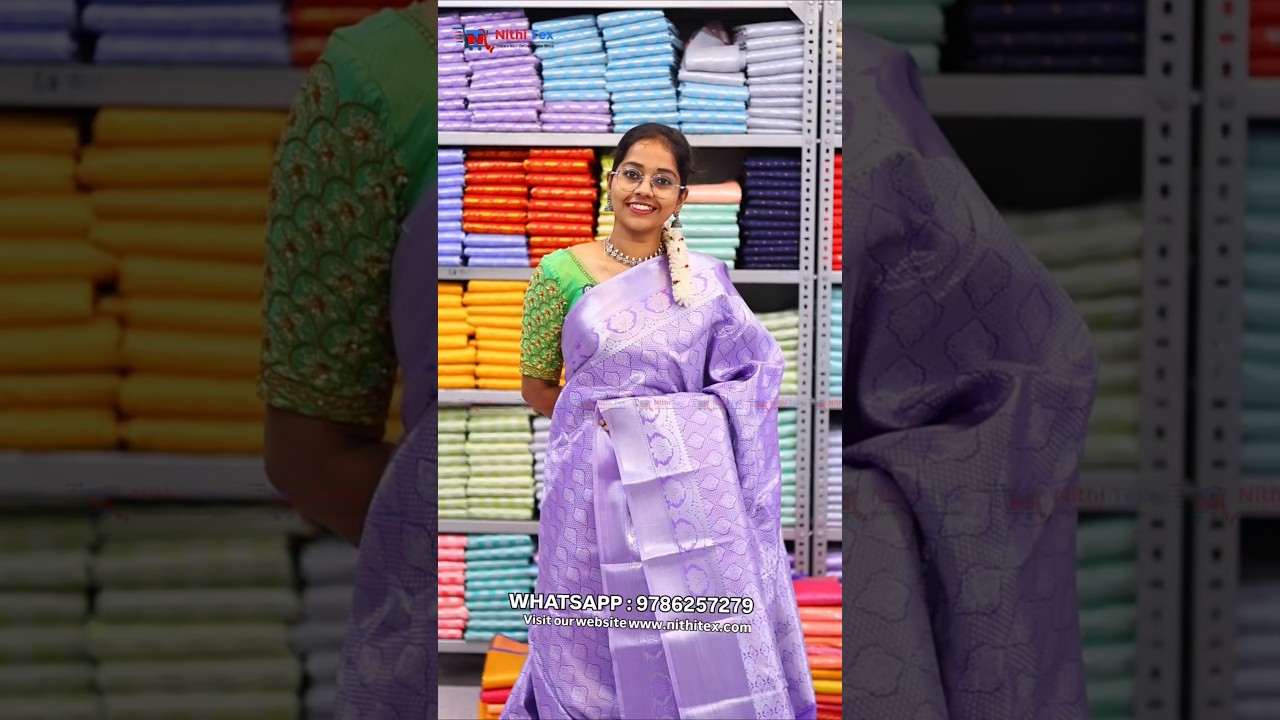 Bridal saree collection wedding special || Elampillai sarees ✨ || #saree #elampillai