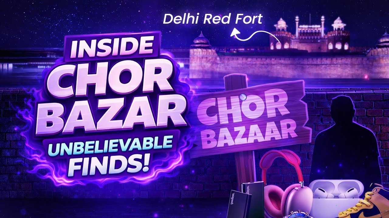 Secret Market of Delhi 🤫 Chor Bazar Explore!