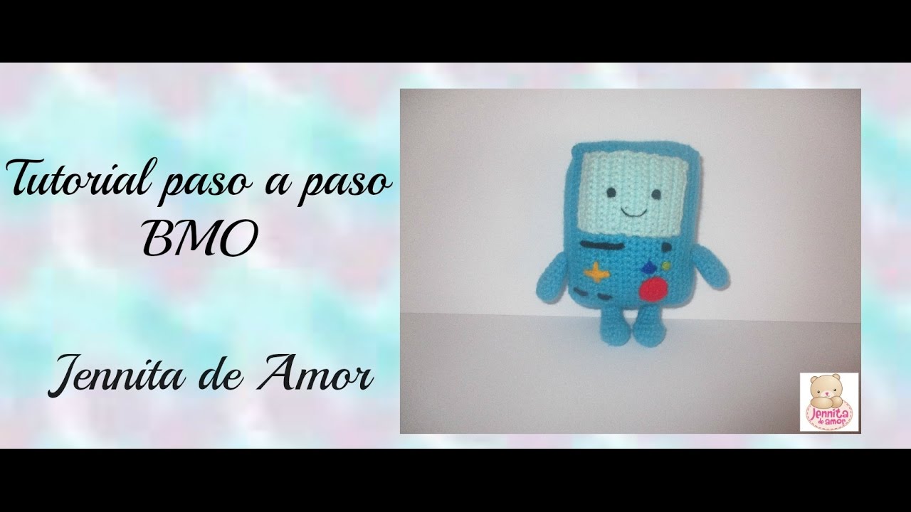 BMO Hora de Aventura tutorial amigurumi