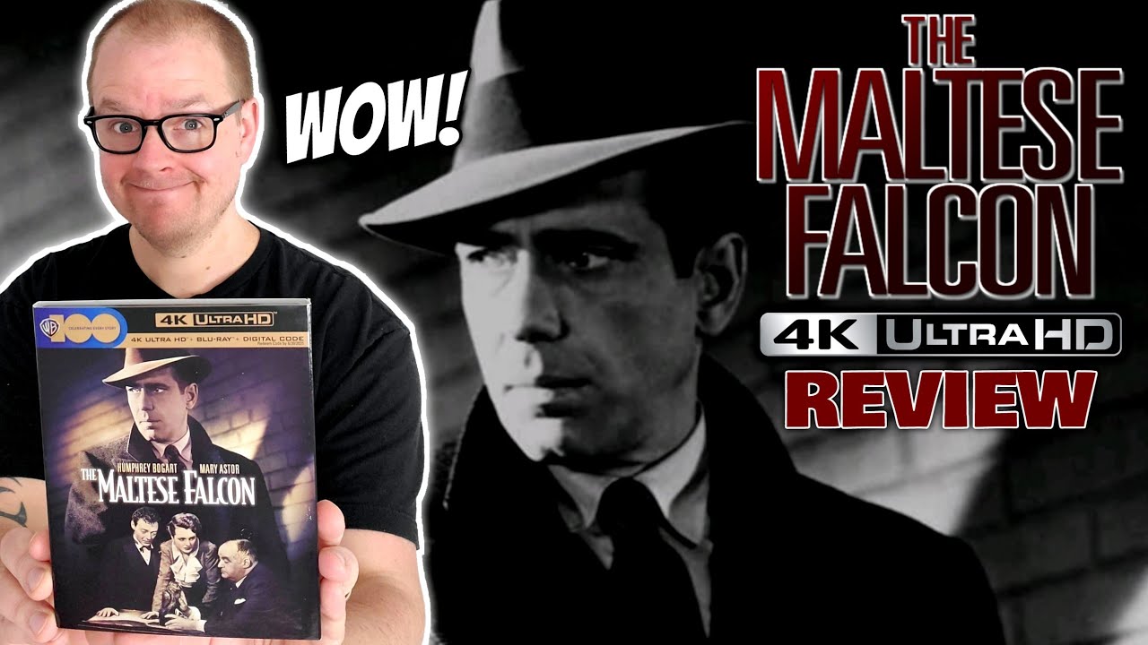 THE MALTESE FALCON (1941) | WARNER BROS | 4K UHD REVIEW ** The Peak Of Black And White On 4K!
