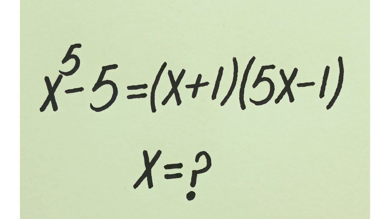 Harvard' University Admission Interview Question | Calculator Not Allowed| Math Olympiad 