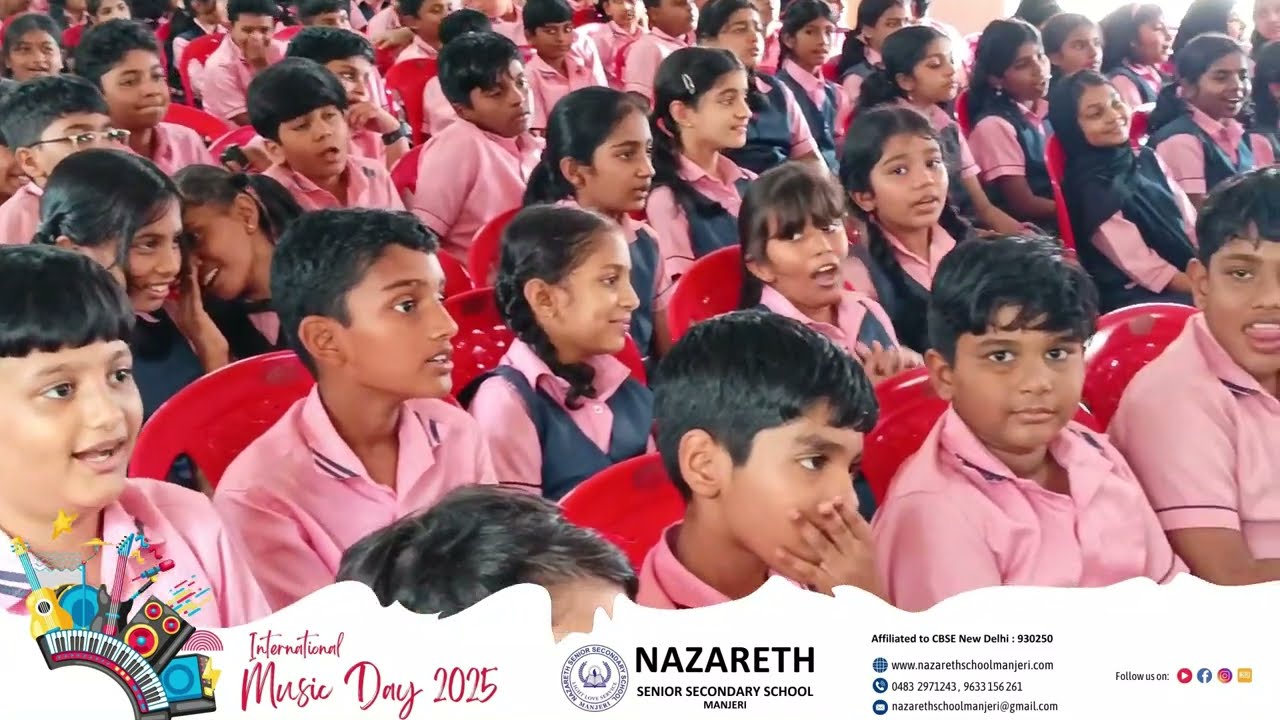 International Music Day 2025 Celebration Video Highlights | Nazareth Senior Secondary School Manjeri