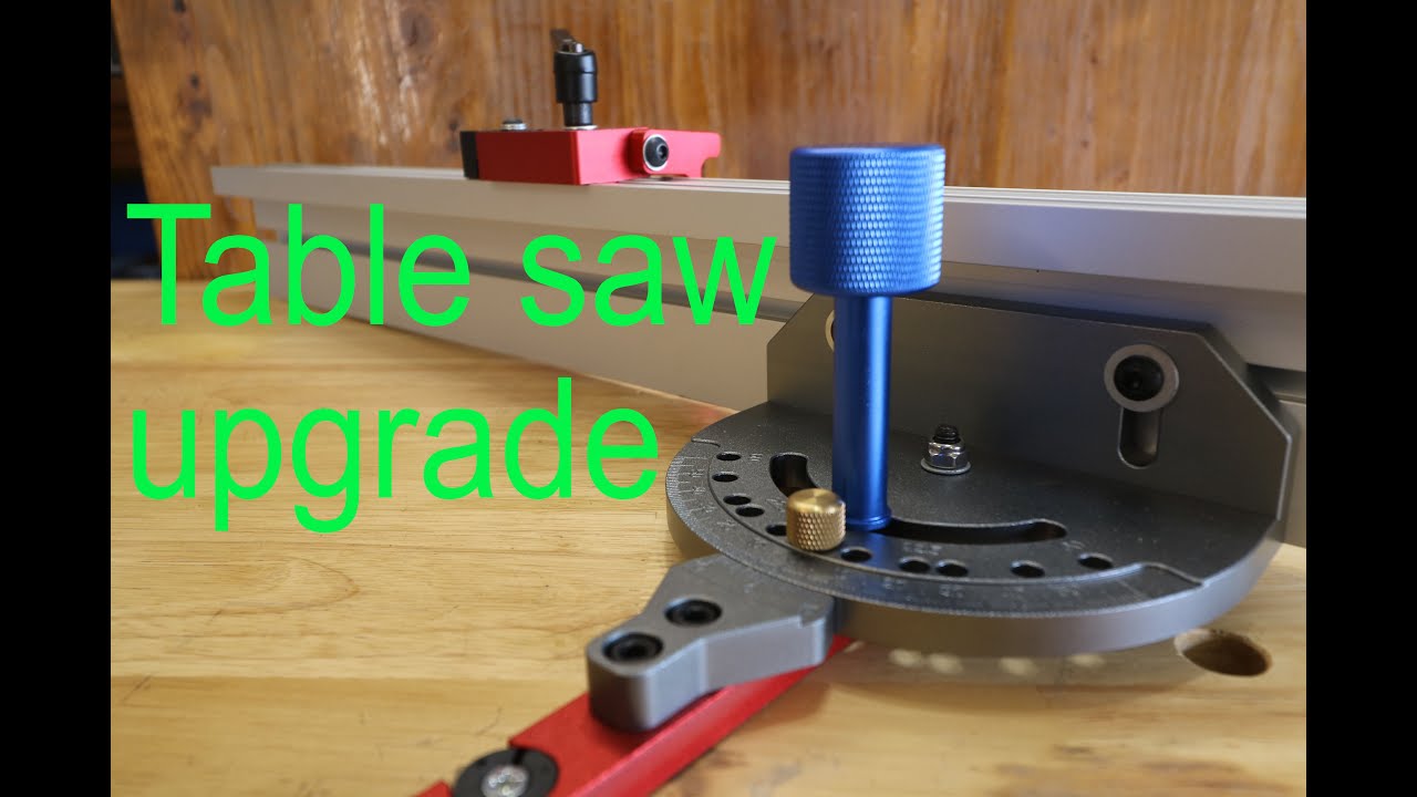 Table saw upgrade miter gauge, great price !  Coffee and Tools, episode 189