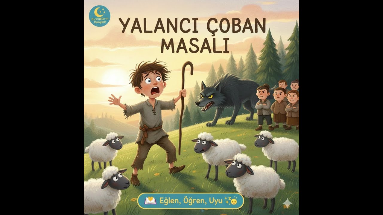 Yalancı Çoban Masalı 🐑 | Doğruluğun Önemini Öğreniyoruz! #masal