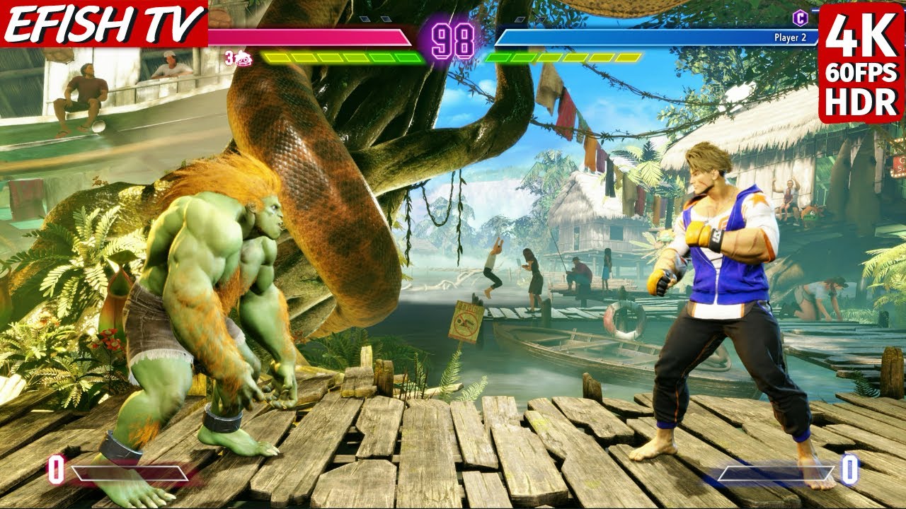 Blanka vs Luke (Hardest AI) - Street Fighter 6 | 4K 60FPS HDR