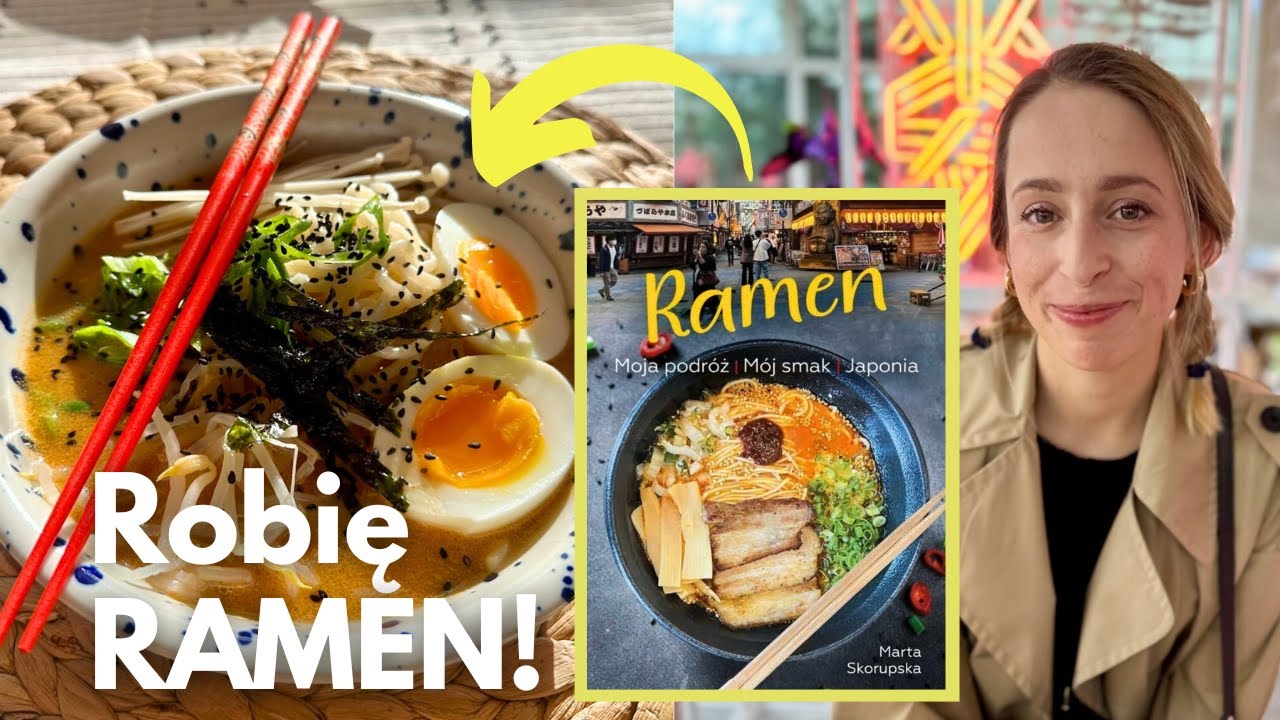 CZYM RÓŻNI SIĘ RAMEN OD ROSOŁU? Zrób ze mną WEGE RAMEN! (testuję książkę o ramenach)