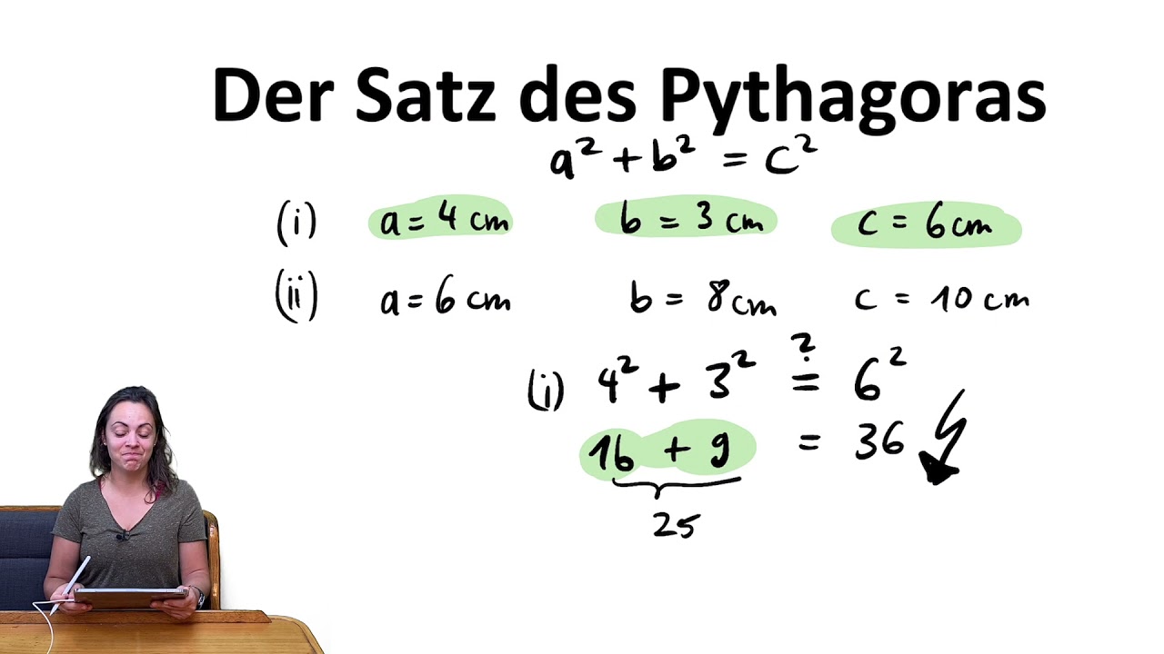 Allgemeinwissen Mathematik #2 | Ist das Dreieck rechtwinklig? | Der Satz des Pythagoras ANDERSHERUM