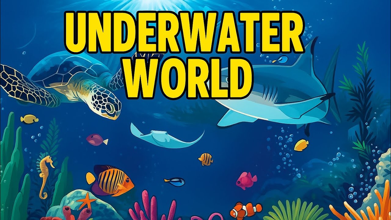 🌊 Underwater World | Ocean&rsquo;s Hidden Paradise with 4K relaxation music #4krelaxation #forestwhispers 