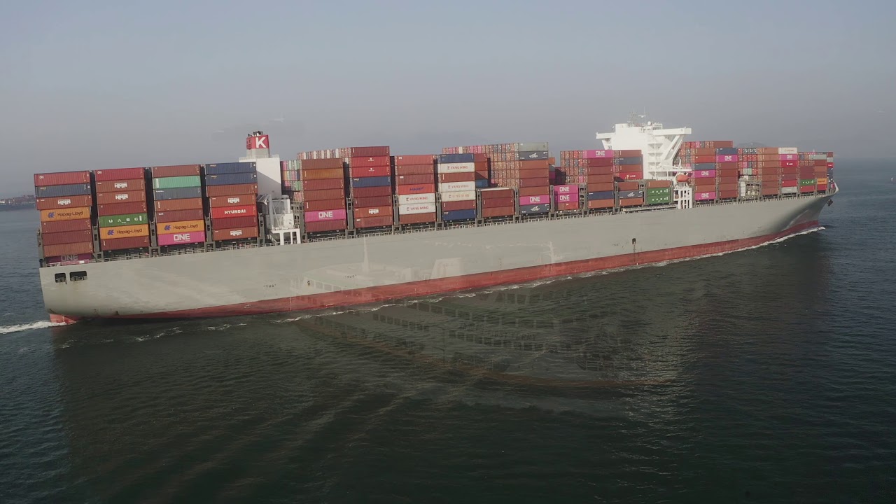 ＜航拍貨船＞Madrid Bridge another ship lost containers (old drone video) 倉底影片原來唔記得公開
