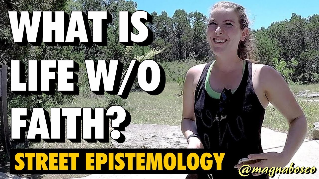 Street Epistemology: Emily | What is Life Without Faith?