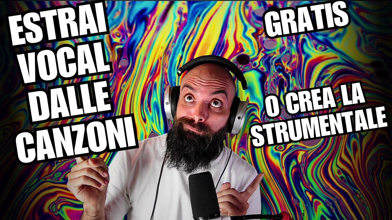 (GRATIS) l'intelligenza artificiale per estrarre ACAPELLA o creare basi KARAOKE