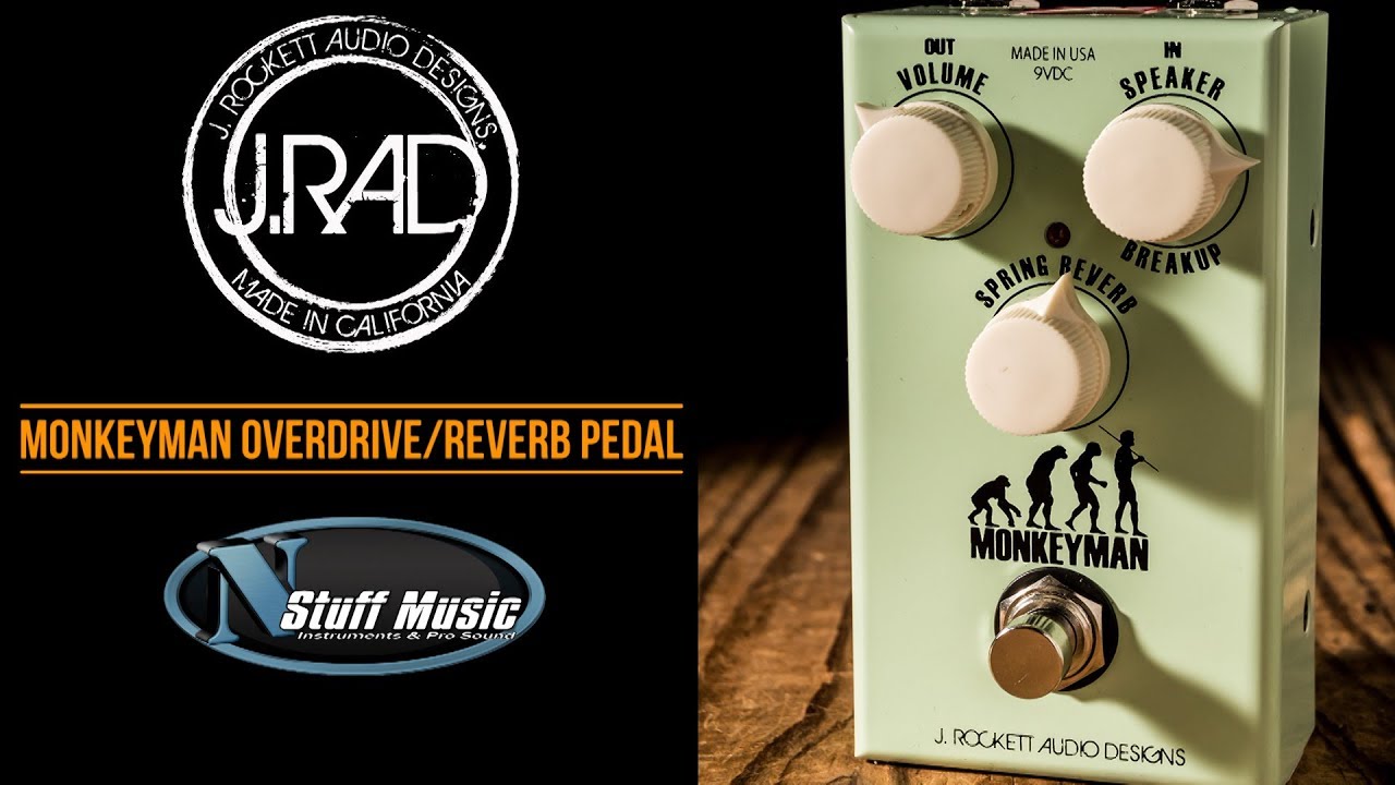 J Rockett Audio Designs Monkeyman Tweed Overdrive - Подробная демонстрация
