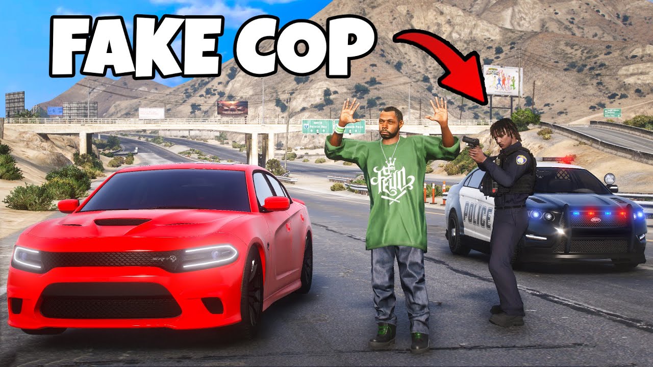 I became a FAKE COP In GTA 5 RP..